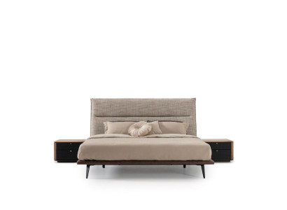 Schlafzimmer Nachttisch Design Möbel Nachttische Holz braune Farbe