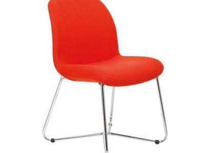 Stühle Luxus Orange Design gepolstert Stühle Büromöbel neue Textilmöbel