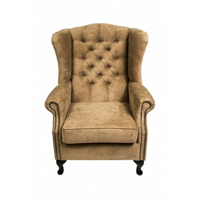 Ohrensessel Sessel Fernseh Stuhl Polster Sofa Relax 1 Sitzer Chesterfield