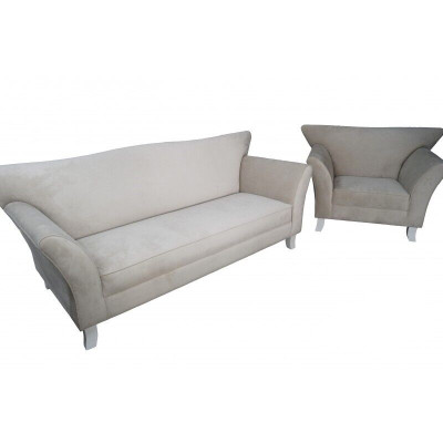 Sofa 3 Sitzer + 1 Sitzer Sofagarnitur Polster Designer Couchen Sofas Garnitur