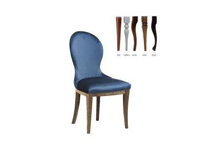 Französischer Designer Gepolster Stuhl Stühle Polster Sofa Klassische Neu CM-U3 