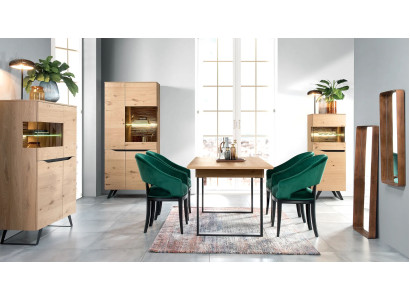 Design Vitrine Kommode Anrichte Side Schrank Regal Luxus Wohnzimmer Schränke Neu