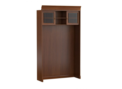 Klassische Paneel mit Wandregal und Beleuchtung Bettwand Wandverkleidung BA-16