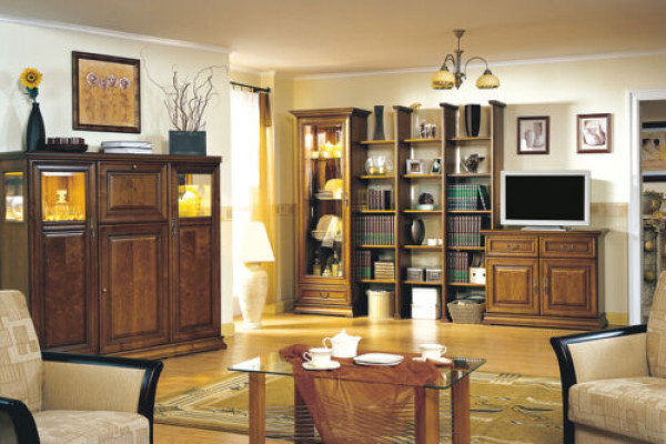 Klassische Schränke Schrank Schrankwand Kleiderschrank Massiv Neu Italy R-3D