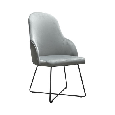 Stuhl 6x Esszimmer Polsterstuhl Textil Sitz Set Neu Club Fernseh Sessel