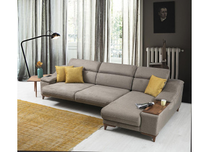 Sofa Couch Ecksofa L-form Polster Modern Wohnzimmer Relax Sitz Luxus Möbel