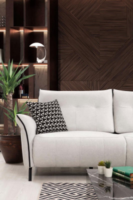 Ecksofa Wohnzimmer Sofa Couch Polster Textil Möbel Modern Designer Neu