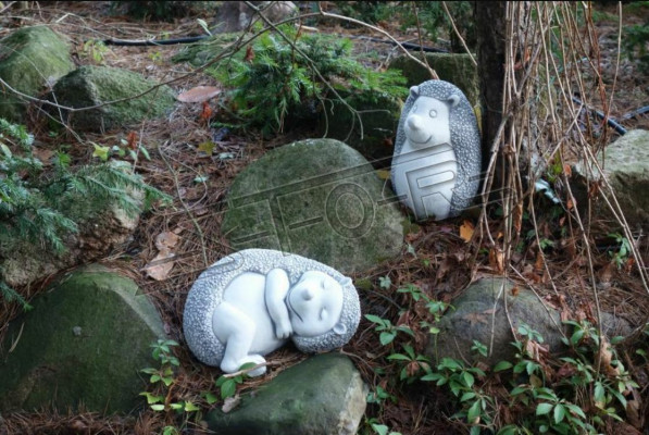 Garten Dekoration Igel Terrasse Karikatur Stein Figuren Figur Deko Statue