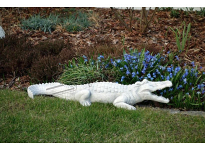 Garten Dekoration Krokodil Terrasse Stein Figuren Figur Statue