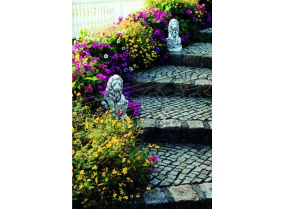 Garten Dekoration Löwe Statue Skulptur Figuren Skulpturen Designer