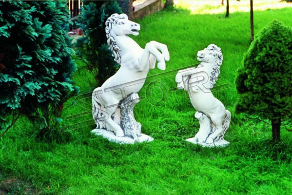 Garten Dekoration Pferd Statue Skulptur Figuren Skulpturen Designer