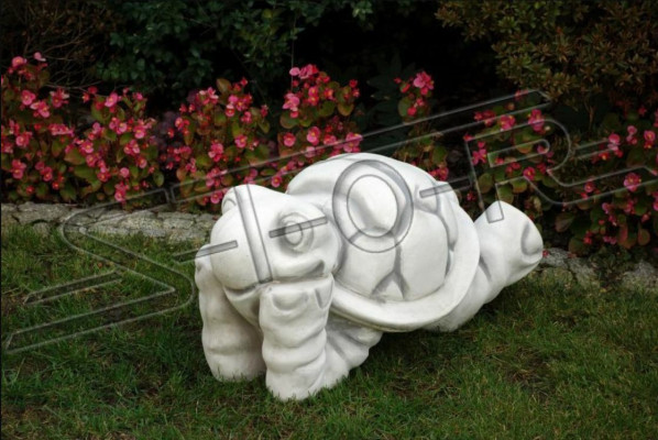 Garten Schildkröte Dekoration Terrasse Stein Figur Deko Statue