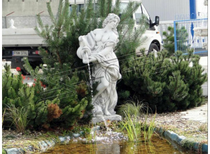 Gartenfigur "Frau Fontaine"140cm Teichfigur Menschen Steinguss