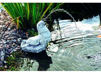 Gartenfigur Figur "Fontaine" 32cm Teichfigur Statue Steinguss