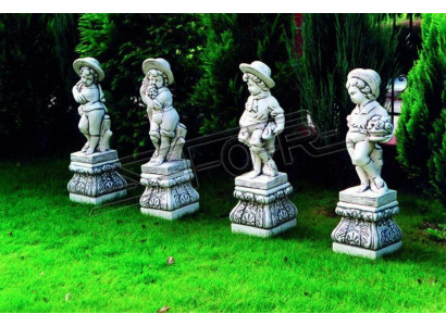Junge 70cm Figur Statue Figuren Skulptur Statuen Garten Dekoration