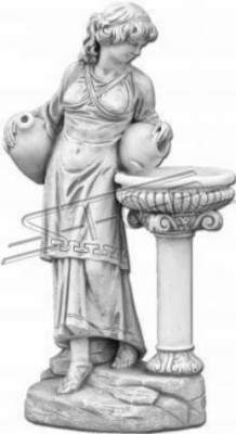 Kübel Skulptur Design Figur Statue Garten Figuren Statuen Skulpturen S101077