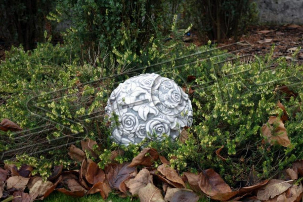 Kugel 25cm Skulptur Design Figur Statue Garten Figuren Statuen