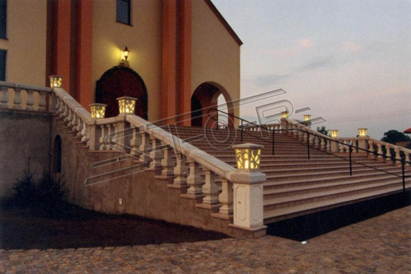 Leucht Korb für Säulen Außenbeleuchtung Dekoration Garten