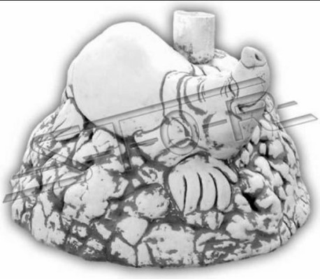 Maulwurf Tier Garten Figur Statue Statuen Skulpturen Figuren