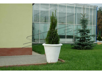 Natur Blumenkübel Pflanz Kübel Dekoration Figur Vasen Garten Blumentöpfe