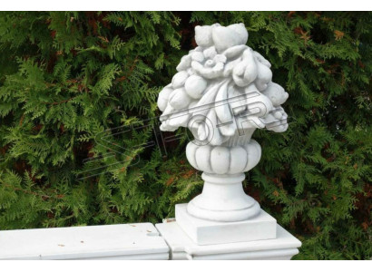 Säulen Statue Sockel Kopf Abdeckung Säule Antik Stil Garten Deko Statue