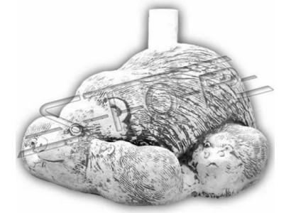 Schirm Beschwerer Sonnenschirm Sockel Fuß Igel Figur Garten