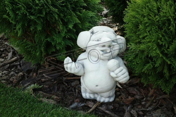 Schweinchen Poroschenko Figur Skulptur Figuren Statue WC Toiletten