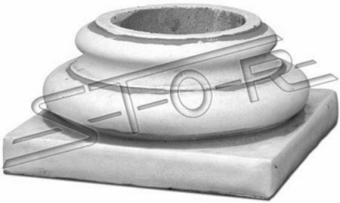 Sockel Fuß Säule Dekoration Garten Ständer Fundament Stein Antik