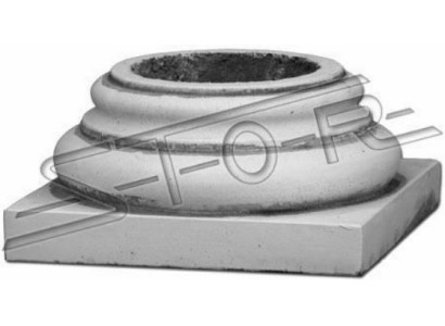 Sockel für Säulen Säule Fundament Garten Weiß Terrasse Figuren Abstellen