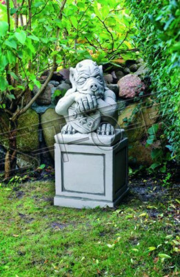 Sockel für Säulen Säule Fundament Garten Terrasse Weiß Figuren Abstellen