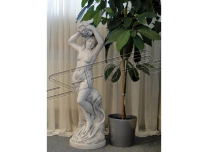 Statuen Figur Frau 130cm Garten Designer Figuren Skulptur Skulpturen Neu S101106