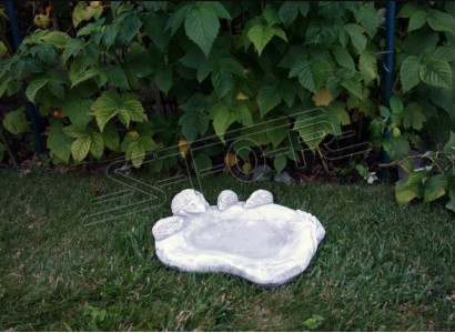 Vogel Tränke Skulptur Design Figur Dekor Statue Garten Figuren Statuen