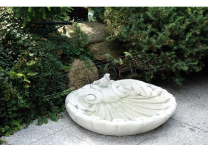 Vogel Tränke Dekor Skulptur Design Figur Statue Garten Figuren Statuen