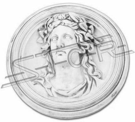 Wand Relief Tafel Bilder Bild Antik Stil Römische 3D Wand Dekoration