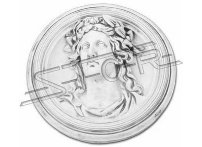 Wand Relief Tafel Bilder Bild Antik Stil Römische 3D Wand Dekoration