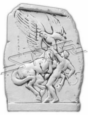 Wandrelief Steinplatte Bild Engel Antik Stil Relief Steinguss Wand