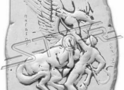 Wandrelief Steinplatte Bild Engel Antik Stil Relief Steinguss Wand