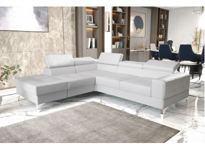 Ecksofa L-Form Sofa Wohnlandschaft Polster Multifunktion Design Modern Textil