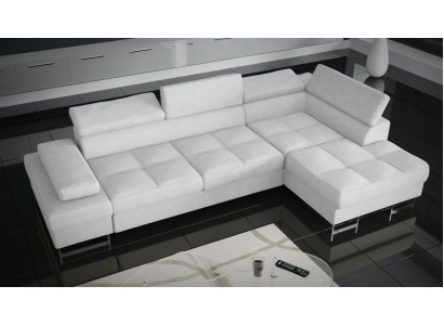 Sofas L Form Sofa Couch Polster Wohnlandschaft Design Ecksofa Textil Leder Neu