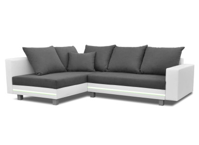 Ecksofa Wohnlandschaft Sofa Couch L Form Polster Couchen Leder Design