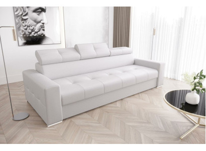 Moderne 3er Sitz Sofas Zimmer Möbel Weiß Polster Dreisitzer Couch Design Sofa