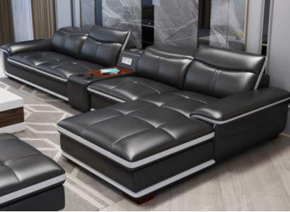 Ecksofas Sitz Möbel Wohnlandschaft Luxus Ecksofa L-form Polster Modern Relax