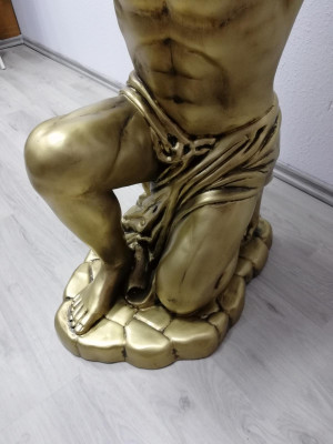 Antik Stil Klassischer Globus Atlas Minibar Bar Wein Regal Statue Skulptur Deko