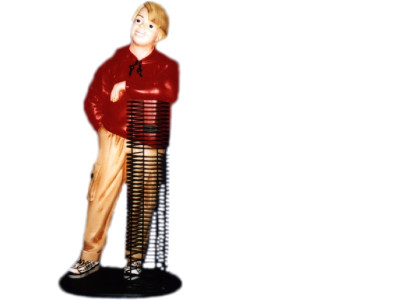 Design CD DVD Ständer Figur Statue Skulptur Figuren Skulpturen Dekoration Deko