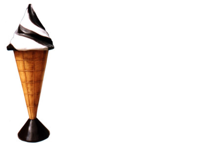 DESIGN EISDIELE EIS FIGUR STATUE SKULPTUR FIGUREN SKULPTUREN DEKO 5648