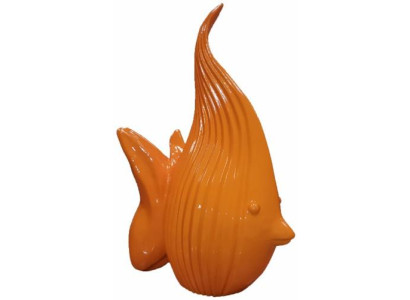 Designer Figur Moderne Figuren Dekoration Fisch Deko Garten Skulptur Skulpturen