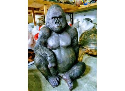Figuren Statuen Dekoration Deko Gorilla Garten Neu Designer Figur Statue Moderne