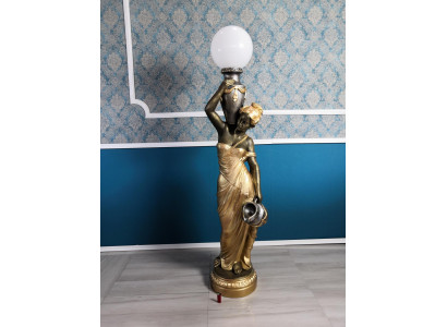 Stehleuchte Lampe Leuchte Statue Figur Skulpturen Skulptur Statuen Standlampe