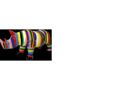 Design Nashorn Figur Statue Skulptur Figuren Skulpturen Dekoration Deko 3092 Neu