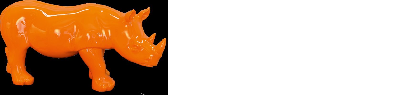 Design Nashorn Figur Statue Skulptur Figuren Skulpturen Dekoration Deko 3087 Neu